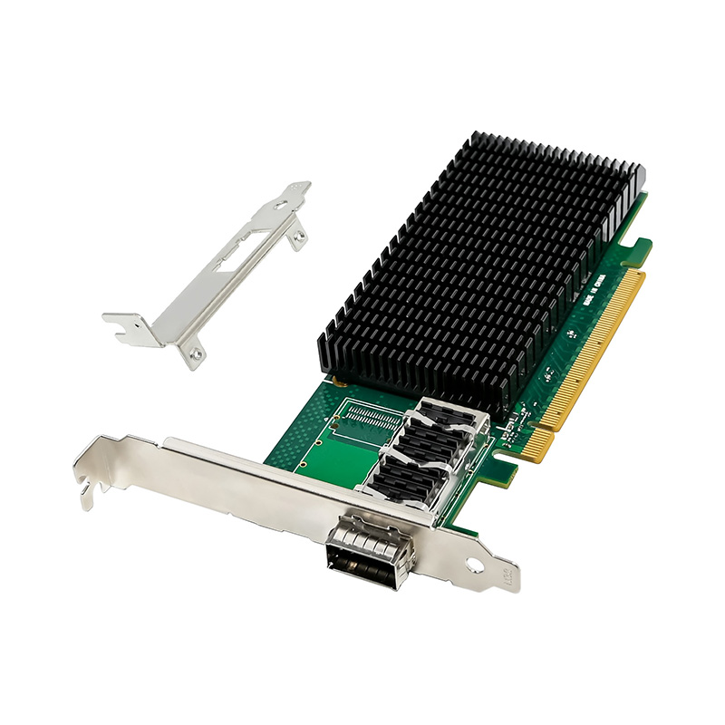 Enkele poort 100GbE QSFP28 Fib - 100Gbe Qsfp28 Network Card recensie en prijs